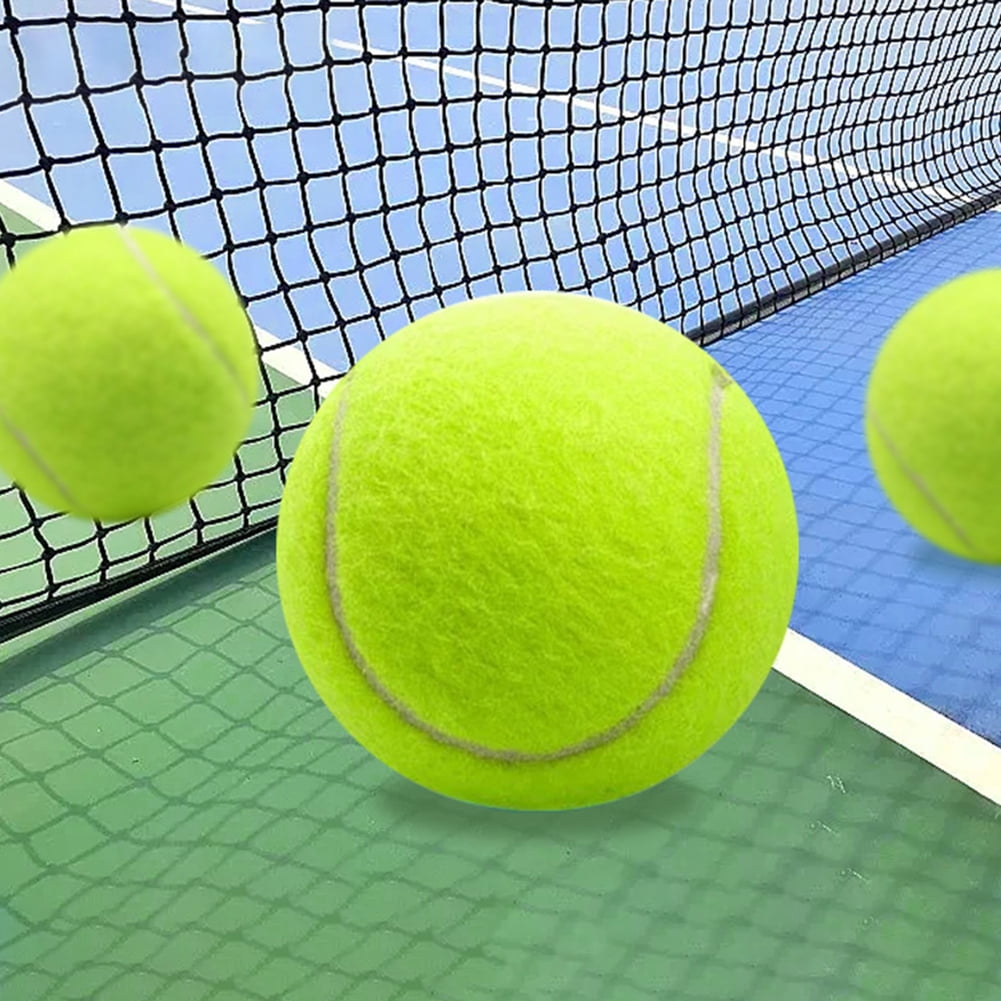 10-Pack Premium Tennis Balls with Mesh Carry Bag – High Elasticity Practice Balls for Tennis Training & Pet Dog Playing – Durable Outdoor Sports Balls