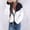 White, variant on Plus Size Windbreaker Jackets for Women Womens Windbreaker Jacket Clearance Hooded Long Sleeve Patchwork Thin Zipper Pockets Sport Windcoat