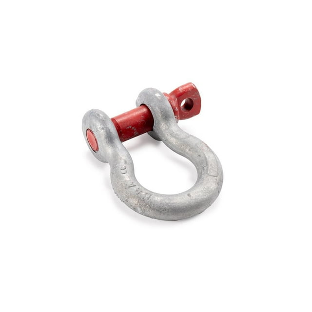 Factor 55 D-Ring 00465 7/8 Inch Shackle With 1 Inch Pin; 13000 Pound Weight Rating; Steel; Single