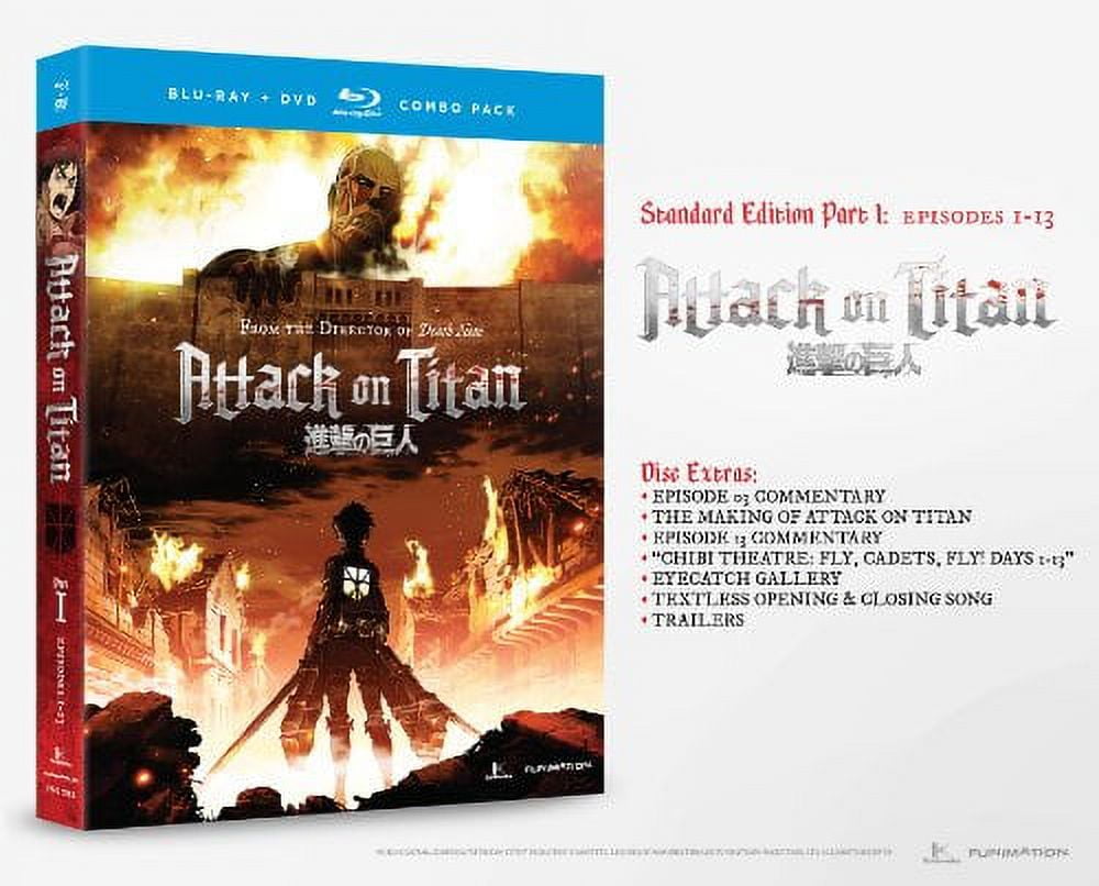 Attack on Titan, Part 2 (Standard Edition Blu-ray/DVD Combo)