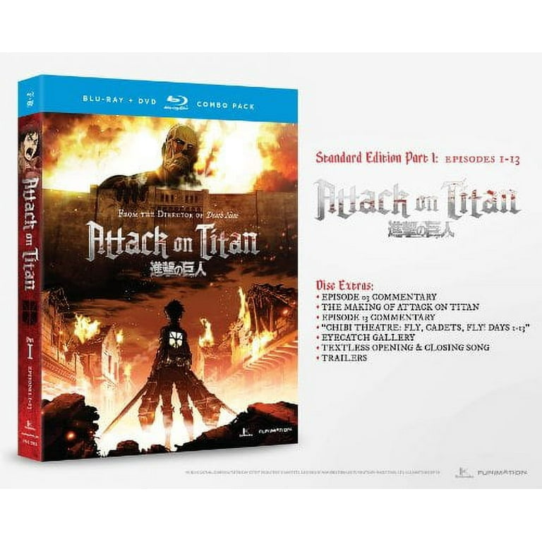 Attack on TITAN Season 2 Anime DVD FUNimation Factory for sale