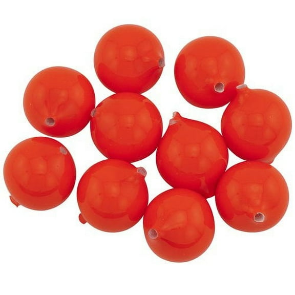 Yakima Bait Worden's Lil' Corky 1/2" Drift Bobbers, Rocket Red, Size 8, 10 Count, 652 RR