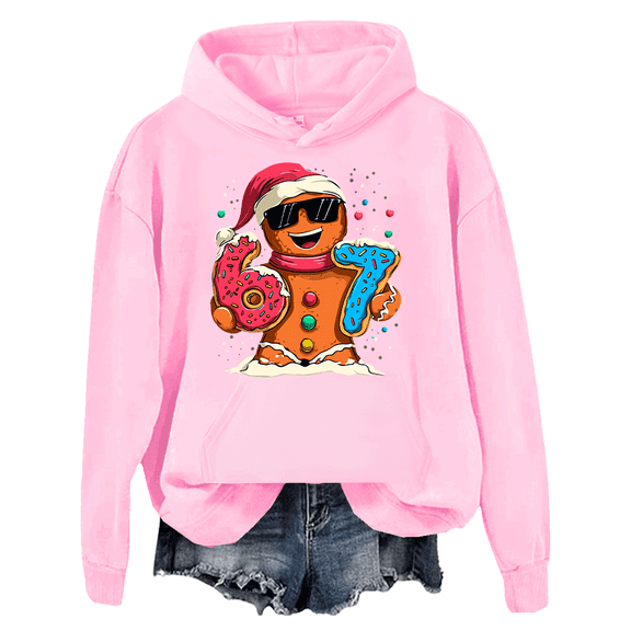 Gingerbread Six Seven Hoodie 67 Ice Cream Sweatshirt 6 7 Christmas Shirts Unisex