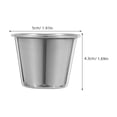 thumbnail image 2 of CRAFTHROU 12 Verres à Shot en Acier Inoxydable pour KTV et Divertissement, 2 of 6