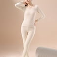 thumbnail image 2 of BLVB Thermal Underwear for Kids Girls Thermals Long Johns Underwear Warm Fleece Winter Base Layer for Cold Weather/Skiing, 2 of 7