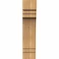 thumbnail image 2 of 5 1/2"W x 8"D x 24"H Pescadero Smooth Corbel, Western Red Cedar, 2 of 9