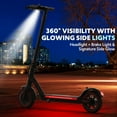 thumbnail image 3 of Electric Scooters for Adults&Teen, 550W Motor 19Mph Top Speed E-Scooter, 21 Miles Range, Folding w/Side Lights, UL2272 Dual Brake & App, 3 of 11