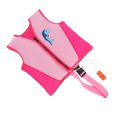 thumbnail image 2 of Chaleco de natación para niños rosa de neopreno EPE suave y resistente al desgaste, alta seguridad, buena flotabilidad, evita rozaduras, chaleco de natación para bebés con silbato S, 2 of 14