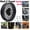 Black, variant on 16x3.5 Fat Spoke Front Wheel for Harley Dyna Wide Glide FXDWG 06-16 Fat Boy FLSTF 00-17 Forty Eight XL1200X 10-22 Heritage Softail Classic FLSTC 00-17 Softail Deluxe FLSTN 05-10 Springer FXSTS