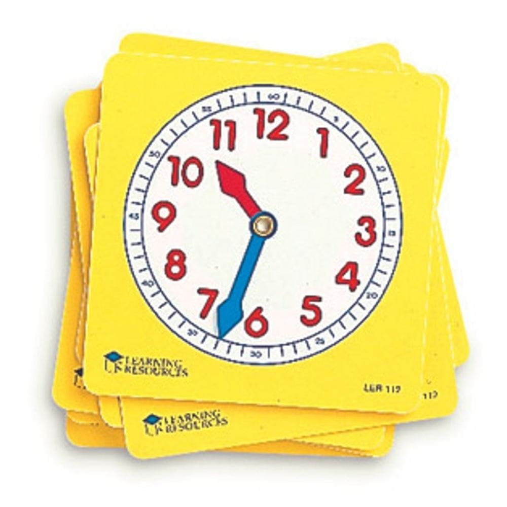 Learning Resources Pupil Clock Dials, Educational Clock for Classrooms