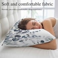 thumbnail image 5 of Blue Grey Eucalyptus Pillow Covers, Linen Long Throw Pillow Case, Watercolor Spring Weeping Botanical Holiday Pillow Protector Decorative Cushion Cover for Living Room/Bedroom 12" x 20", 5 of 8