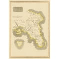 thumbnail image 2 of Thomson 14x18 White Modern Wood Framed Museum Art Print Titled - Attica Region Greece - Thomson 1815, 2 of 4