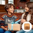 thumbnail image 3 of Acacia Wood Coasters Square for Drinks Tabletop Protection with Holder Set of 6, Wooden Coasters for Coffee Table Dining Table Desk Rustic Coasters for Home Office Christmas Decor 4 Inch …, 3 of 9