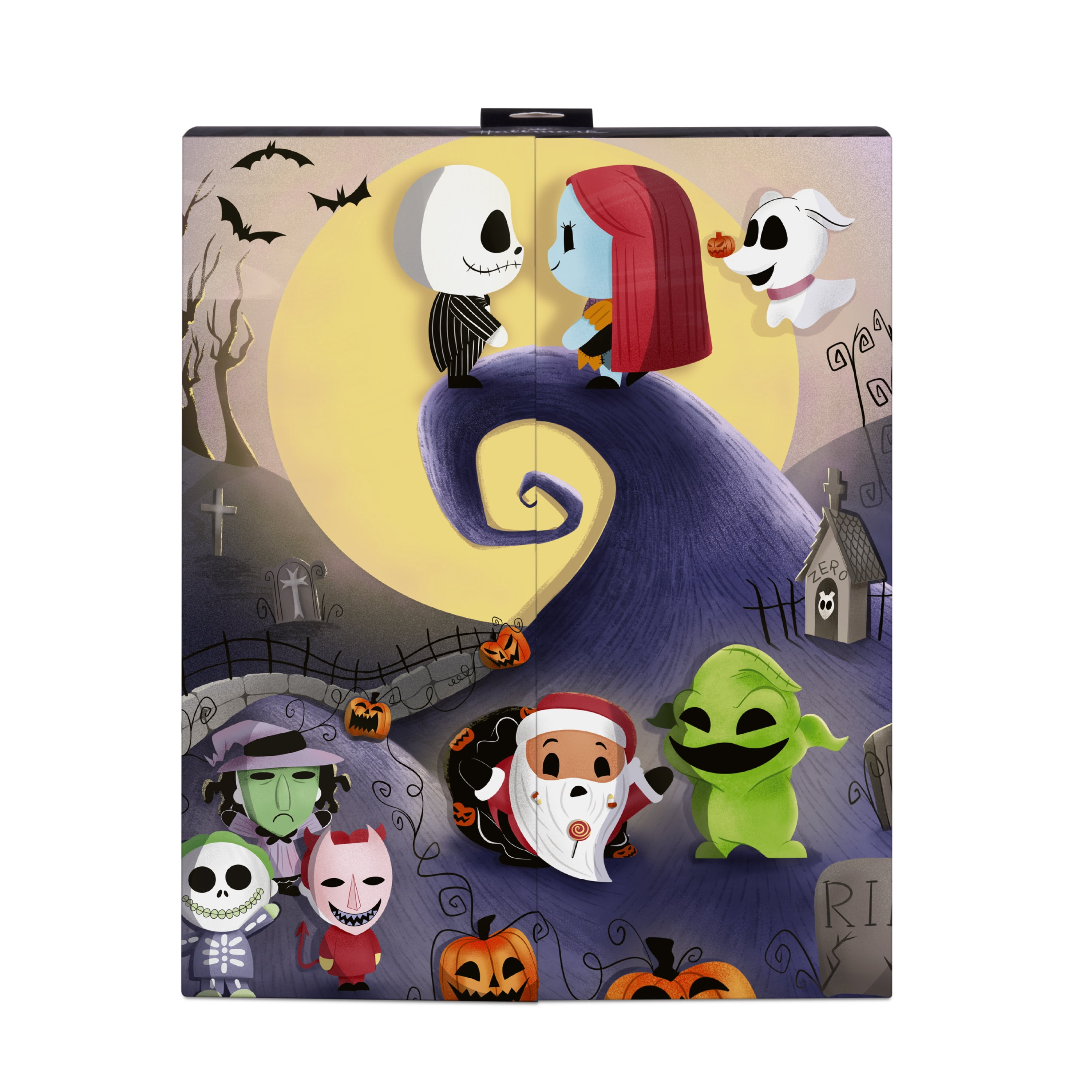 Hallmark Calendar 12 Mini Ornaments (Nightmare Before Christmas), 1 Count