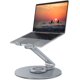 thumbnail image 1 of Soporte para portátil OMOTON ajustable con base giratoria de 360° CoolGrey, 1 of 9