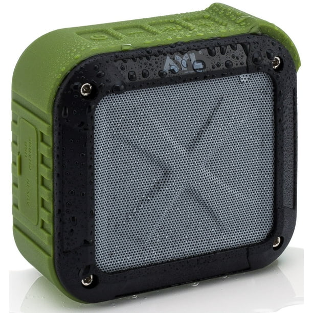 Portable Outdoor And Shower Bluetooth Speaker By Ayl Soundfit Waterproof Wireless With 10 Hour Rechargeable Battery Life Powerful 5w Audio Driver Pairs With All Bluetooth Devices Forest Green Walmart Com Walmart Com