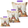 thumbnail image 4 of Happy Thanksgiving French Bulldog with Turkey Pumpkins Autumn Vibes Pillow Cushion Double Sided Dog Lover Gifts Throw Pillow - 12018, 4 of 4