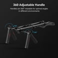 thumbnail image 3 of SMALLRIG Universal Shoulder Rig Kit, Camera Shoulder Rig, 16"/ 40cm Extended 15mm Rod Support System Camera Stabilizer for DSLR Camcorder, for Filmmak, 3 of 8