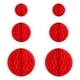 thumbnail image 1 of 6Pcs Spring Festival Paper Honeycomb Balls Valentine's Day Honeycomb Pendants, 1 of 3