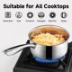thumbnail image 3 of Juego de cacerolas SLOTTET de acero inoxidable, 1 qt, 2 qt y 3 qt, 6 piezas, 3 of 7