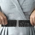 thumbnail image 4 of Houderco Cinturón Ancho De Lentejuelas Elástico Para Mujer Accesorio Para Y Danza, 4 of 8
