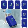 thumbnail image 2 of Luggage Cover Washable Case Cover Protective Case Scratch Proof Case Cover Suitable for Fish Letter Print Pattern Fits 18-32inch 8fish letter K L, 2 of 6