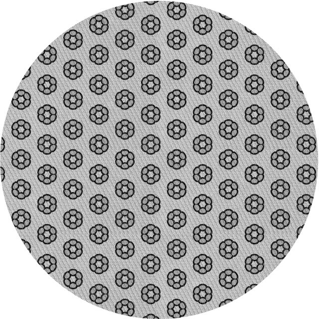 Ahgly Company Machine Washable Indoor Square Transitional Platinum Silver Gray Area Rugs, 3' Square