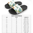 thumbnail image 2 of GZHJMY Stylish Slides for Women Men, Dinosaurs Vector Set in Cartoon Style Soft Flexible Slip-on Sandals Slippers, 2 of 7