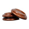 thumbnail image 2 of colcolo 3 Pieces Piano Caster Cups Multifunction Upright Piano Wheel Floor Protector brown, 2 of 8