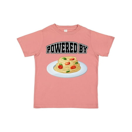 

Inktastic Powered by Spaghetti Gift Toddler Boy or Toddler Girl T-Shirt