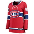 thumbnail image 2 of Women's Fanatics Ivan Demidov Red Montreal Canadiens Home Breakaway Player Jersey, 2 of 3
