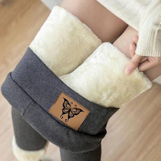 Leggings con forro polar, talle alto, cálidos, cómodos, de invierno, ajustados, de longitud completa, para mujeres y niñas