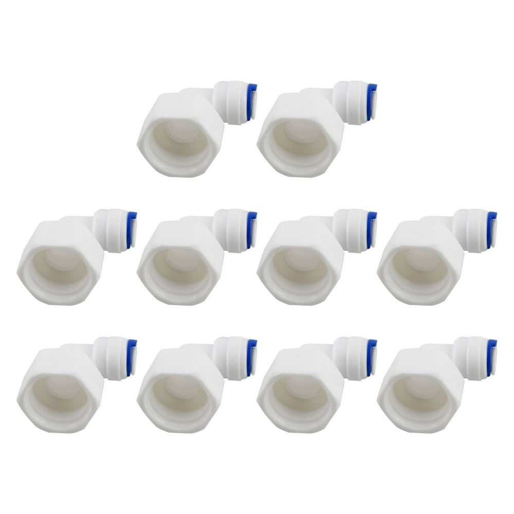 1/2 Inch BSP Female to 1/4 Inch OD Elbow Quick Connect Water Purifier
