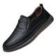 thumbnail image 5 of Zapatos de cuero para hombre, zapatos casuales de negocios de piel de vaca suave, zapatos casuales de suela blanda para hombre, zapatos para hombre, suela blanda, antideslizantes, para gente perezosa, 5 of 5