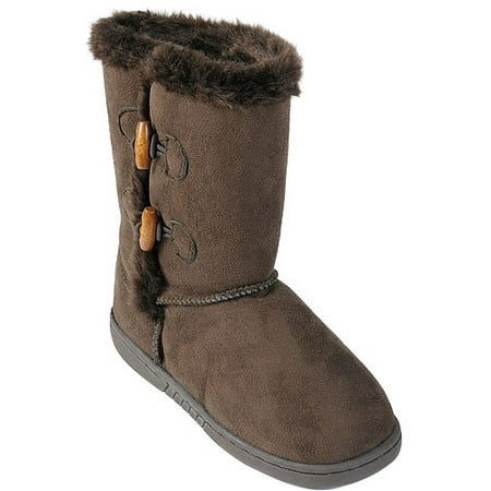 Brinley Co Girls Side Toggle Accent Boots