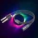 thumbnail image 4 of Cable Divisor Dual 1/4 Pulgada A XLR Y Conector Chapado en Oro 1/2/3 Metros, 4 of 9