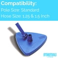 thumbnail image 3 of Hydrotools: Triangular Weighted Pool Vacuum Head, 3 of 5