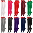 thumbnail image 3 of Yokua Womens Thigh High Socks Long Thigh Highs,Over the Knee Highs Casual Long Socks, 3 of 21