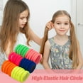 thumbnail image 4 of 20 Pieces/30 Pieces Of Girl Non-Damage Hairband Elastic Hairband, Small Ponytail Fixing Rope, Mixed Color Soft Headband Accessories, Mini Seamless Baby Hairband, 4 of 5