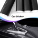 thumbnail image 2 of Adhesivo de fibra de carbono 3D para coche, tira protectora para umbral de puerta de coche, película protectora impermeable de color negro brillante, película de vinilo para envolver 10 x 150 cm, 2 of 5