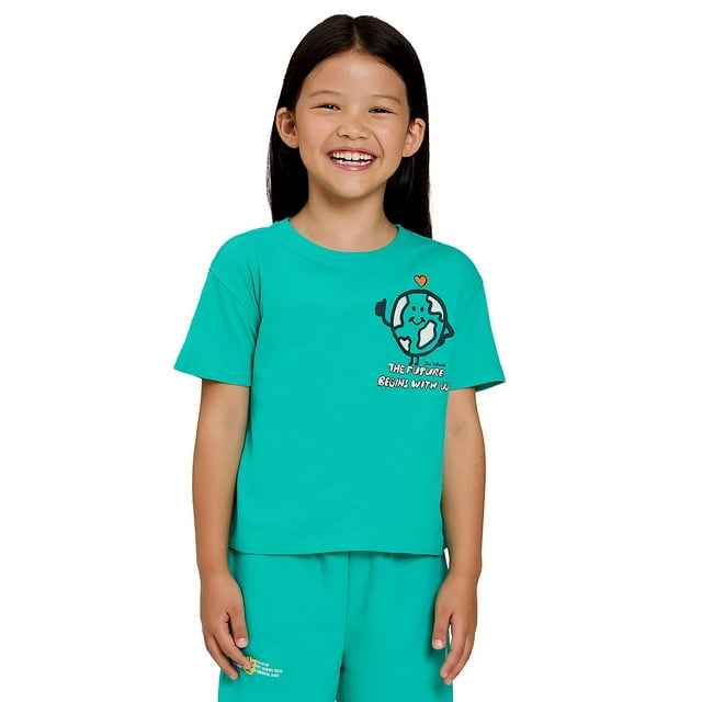 Dye Lab- Kids Crop Shirt main image 0