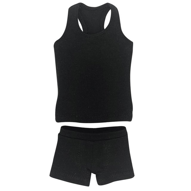 Ropa de muñeca accesorios de muñecas delicadas hermosas excelentes ropa de niños de 12 pulgadas juguetes simples cubiertas de cubiertas para decorar negros Inevent FN001408-02