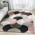 thumbnail image 2 of Well Woven Good Vibes Helena Modern Geometric Blush Pink 5'3" x 7'3" Area Rug, 2 of 8
