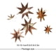 thumbnail image 3 of Wosthever 1 Juego de decoraciones de estrellas para el hogar, colgante de estrellas exquisitas interesantes, suministros para fiestas, Kits de decoración para fiestas Color champagne, 3 of 6