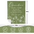 thumbnail image 5 of Grandma Gifts, Gifts for Grandma, Grandma Birthday Gifts, Gifts for Grandmother Birthday, Gifts Ideas for Grandma, Great Nana Gifts for Grandma, Best Birthday Gifts for Gigi 60"X50" Blanket, 5 of 6