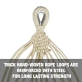 thumbnail image 6 of Bliss Hammocks 60"W Double Hammock with Rope Loops & Tree Straps, 265 lb, Dark Blue, 6 of 6
