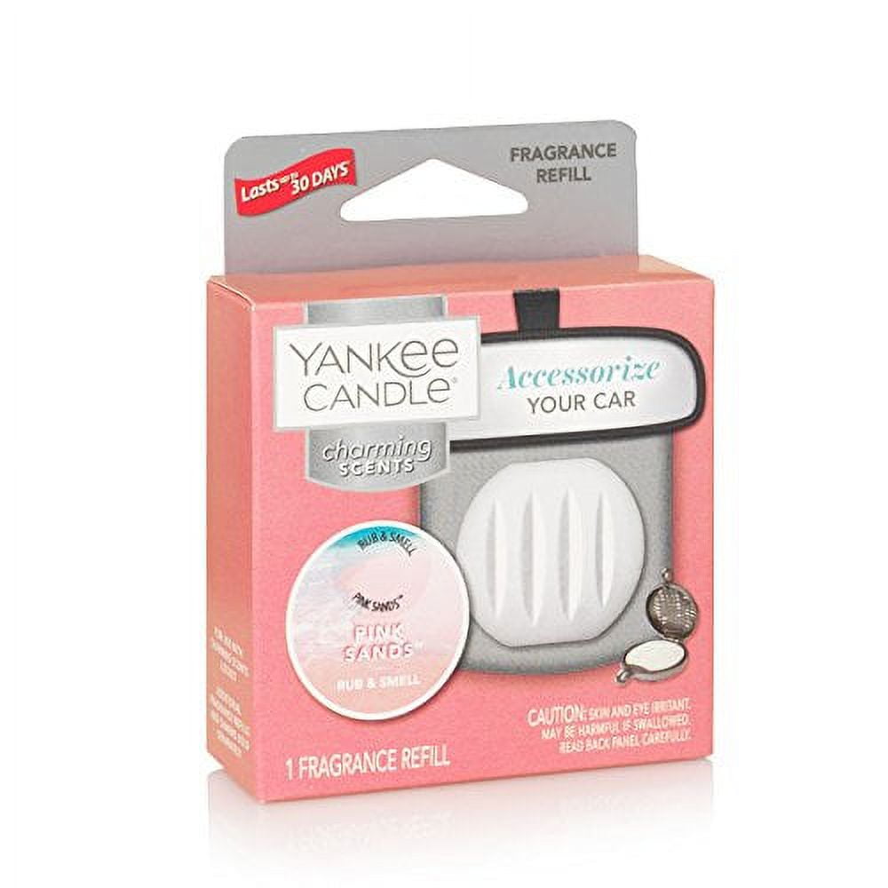 Yankee Candle Charming Scents Car Air Freshener Refill, Pink Sands 