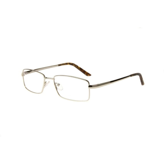 NEW HORIZON EYEWEAR Silver ABEAM Eyeglasses 55mm with Case