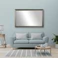 thumbnail image 6 of Frame My Mirror Framed Wall Mirror - Pewter 20" x 54" Mirror - Ideal for Bathroom, Wall Decor, Bedroom and Livingroom - Moisture Resistant with Safety Backing - Crenshaw Design, 6 of 10