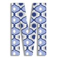 thumbnail image 1 of Stupell Industries OHI-119-M Blue and Grey Ikat 18 Inch Hanging M, 1 of 1